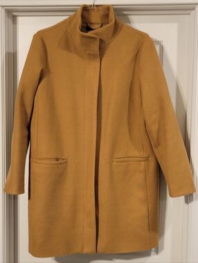 Funnel Collar Dress Coat